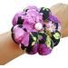 CUSHYSTORE Floral Wrist Pin Needle Cushion Pincushion with Adjustable Strap - Purple - Buy Online on GoSupps.com
