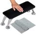 Generic DIUCIS Nail Arm rest Cushion for Acrylic Nails - Professional Arm Rest Nail Table with Mat, Manicure Hand Rest Pillow for Nails Technician Use, Fingernails and Toenails use (Black)