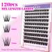 GAQQI Lash Clusters - 110 Wispy Volume Eyelash Extensions 10-14mm | Fluffy 3D Individual Lashes with Soft Thin Band - Buy Online on GoSupps.com