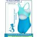 Aqua Speed Girls' UV Protection Bathing Suit | Chlorine Resistant One-Piece 104-158 | Opaque & Anti-Pilling | Blue-Turquoise-Light Green 28 - Buy Online on GoSupps.com