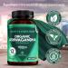 Organic Ashwagandha 1200mg 5% Withanolides Extract - 365 Tablets | Highest Concentration | Vegan | UK Supplier - Buy Online on GoSupps.com