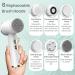 UnTI Electric LED Facial Cleansing Brush Set - 6 in 1 Rechargeable Waterproof Face Cleanser for Oily, Dry, Sensitive Skin - White Exfoliating Tool for Women & Men - Buy Online on GoSupps.com