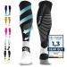 Diasports runstars compression socks for sports running marathon and triathlon |Runstars Premium compression socks with even compression and reinforced heel for women and men black/white L