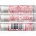 Almond + Cherry Lip Balm Set of Three | Hydrating Natural Lip Care for All Skin Types - International Shipping Available - Buy Online on GoSupps.com