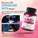 Ahete NAD Supplement with L-Ergothioneine PQQ Vitamin B6 and NMNH Supplement - for Cellular Health Energy Support and Healthy Aging for Women & Men - Vegetarian Non-GMO Gluten Free- 90 Capsules - Buy Online on GoSupps.com