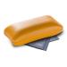FEFI hardcase glasses case in an unusual shape - including high-quality glasses cleaning cloth/microfiber cloth XL Curry (Large)