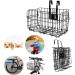 Folding Rear Bike Basket | Detachable Front Basket | Rust-Proof Wire Mesh | Bike Cargo Rack - Buy Online on GoSupps.com