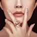 60 Pcs 3D Bear & Snake Nail Charms Set - Crystal, Gold & Silver Gems for DIY Nail Art - Buy Online on GoSupps.com