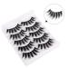 5 Pairs 3D False Eyelashes | Handmade Natural Black Long Reusable Eyelashes with Invisible Band - Shop Internationally! - Buy Online on GoSupps.com
