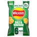 Walkers Less Salt Dash of Salt & Vinegar 6pk Green