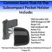ComfortTac Ultimate Pocket Holster | Ultra Thin & Comfortable Carry | Fits Most Pistols & Revolvers - Glock, S&W, Ruger, Taurus & More - Buy Online on GoSupps.com