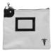 Medication Bag Heavy Canvas Standard Keyed Lock with Card Holder White