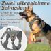 Rabbitgoo Small Dog Harness - Adjustable & Durable Tactical Harness with Handle for Hiking - Gray (1 Pack) - Anti-Train & Wear-Resistant - Buy Online on GoSupps.com