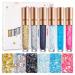 EONFAVE Glitter body gel 6 colors colorful glitter body glitter glitter liquid gel for Christmas festivals masquerades glitter for body hair eyes