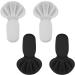 Sibba Sponge Heel Cushion Inserts | Self-Adhesive Heel Grips for Big Shoes | Anti-Blister Thick Pads - Black & Grey - Buy Online on GoSupps.com