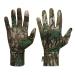 Mossy Oak Mens Lightweight Camo Hunting Gloves Greenleaf Medium/Large