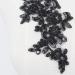 Set of 2 Black Sequin Flower Patches Lace Appliques - Wedding Dress DIY Crafts - Buy Online on GoSupps.com