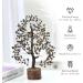 Tiger Eye Chakra Tree - Crystal Stones for Spiritual Feng Shui Decor - Good Luck Prosperity Ornament - Buy Online on GoSupps.com