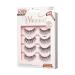KISS Blowout Lash Collection 4 Pairs Reusable Artificial Eyelashes with Glue | Pageboy Style International Shipping Available - Buy Online on GoSupps.com