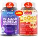 2Pack Potassium Magnesium Gummies + 1Pack CoQ10 Filled Gummies