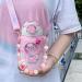 TEAUSA Kawaii Bear Straw Water Bottle - 21oz Cute Pink Water Bottle with Shoulder Strap and 3D Stickers for Girls School - Buy Online on GoSupps.com