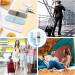 NVIYAM 4-Part Travel Toothbrush Case | Portable Toothbrush Holder & Protective Cover for Camping Travel Family & Business - 4 Colors Available - Buy Online on GoSupps.com