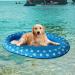 Dog Pool Float Dog Pool Float Inflatable Raft Float Swimming Pool Floating Row Bed Inflatable Beach Toy for Dog Cat Swimming Pool Water Toy Blue - Buy Online on GoSupps.com