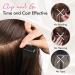 REECHO 5PCS Brown Clip in Hair Extensions 24 Thick Long Loose Waves HE002 - Invisible Lace Weft Natural Soft Hairpieces - C Jet Black - Buy Online on GoSupps.com