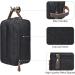 WANDF Small Nylon Toiletry Bag Dopp Kit Shaving Kit - Lightweight Travel Shaving Bag for Men and Women (B-Black) - Buy Online on GoSupps.com