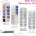 Kisvic Rhinestones for Nails 6800 Pieces Rhinestones Glitter Stones Nails Crystal Nail Stones with Tweezers and Pen for Nail Clothing DIY - Buy Online on GoSupps.com