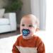 Dr. Brown's Advantage Reversible Baby Pacifier 3-Pack Blue Glow-in-the-Dark | 6-18m | Breathable Open Shield, Max Airflow, 100% Silicone - Buy Online on GoSupps.com