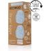 Ecoegg Dryer Egg - Reduces Drying Time, Freshens and Softens Clothes - 2 Eggs, 4 Fragrance Sticks - Hypoallergenic Fresh Linen Scent - Approx 40 Dries - Buy Online on GoSupps.com