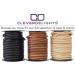 Genuine Leather Cord - 1/4 Round - 25 ft - Brown | CleverDelights - Buy Online on GoSupps.com