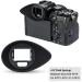 JJC Camera Viewfinder Eyecup for Sony A7R V A7 IV A7S III A1 - Oval Shape Silicone Design - Buy Online on GoSupps.com