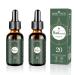 BORO TYUN hemp seed oil 20 keto drops (60ml-2er) |Premium oil with Omega 3/6/9 |Vegan |1600 drops with immediately effect 60ml-20 percent-2 pack