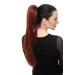 Buy WIG ME UP Voluminous Straight Braid Ponytail - 60 cm Red-Brown Hairpiece with Butterfly Clip | International Shipping Available - Buy Online on GoSupps.com