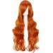 YEESHEDO 32 Long Wavy Curly Hair Cosplay Wig with Bangs in Ginger - Heat Resistant Synthetic Wig for Women | Perfect for Party, Costume, Anime, Halloween - Buy Online on GoSupps.com