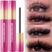 Eyelash Serum Lash for Eyelash Growth & Brow Care | Clear Lash Growth with Mascara Tube Vegan Eye Serum Formula for Fuller Longer & Thicker Looking Lashes Rose Red - Buy Online on GoSupps.com