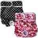 Leaving high -suction dog diapers for bitches 2 pcs washable dog flashing.