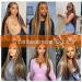 ISEE 10A 30 Inch Pre Plucked Transparent Lace Front Wig - 150% Density Straight Human Hair Wig for Black Women (427 Ombre Highlight) - Buy Online on GoSupps.com