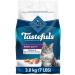 Blue Buffalo Healthy Aging Natural Mature Dry Cat Food Chicken And Brown Rice 3.1kg bag - Medium Bag kibble Medium Bag 7+ Mature
