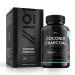 Activated Coconut Charcoal 1000mg | Made from Thai Coconut Shells | for Bloating & Gas Digestion & Flatulence Natural Relief | Vegan & Keto Friendly Supplement | 120 Capsules 1 count (Pack of 120)