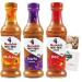 Assorted Sauce Bundle with Nando's Peri-Peri Hot Medium and Garlic 250g each + Brightdale Kitchen Booklet