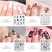 Alexnailart 20-Piece Nail Stamping Plates Set - Multi-Pattern Manicure Stencils Tool - Buy Online on GoSupps.com