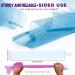 3-Pack Exfoliating Washcloth Set - African Net Sponge & Japanese Loofah for Body & Face Exfoliation - Purple Blue Green - Buy Online on GoSupps.com