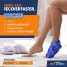 GelPaq Strapless Ice Pack for Ankles - Ankle Ice Pack Wrap for Injuries, Plantar Fasciitis Relief - Buy Online on GoSupps.com