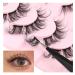 Geeneiya Fairy Natural Cluster Cat Eye Wispy Mink False Eyelashes - DIY Lash Extensions - Buy Online on GoSupps.com