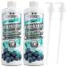 C.P.Sports Blueberry Beverage Syrup - Sugar-Free Mineral Drink Concentrate with Vitamins | 2L + Pump Donor | Perfect for Sports & Fitness - Buy Online on GoSupps.com