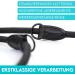 Buy Dog is K nig Adjustable 2.3m Dog Leash | Robust with Security Carabiner | 3-Way Adjustable for Medium & Large Dogs | Durable Black Leash with Leather Caps - Buy Online on GoSupps.com