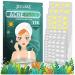 Jefusst Acne Pimple Patch 174 Counts 6 Sizes Invisible & Yellow-Star-Shaped Hydrocolloid Acne Patch with Tea Tree Oil & Calendula Oil Acne Spot Healing Patch Zit Patches for Face 174 Piece Assortment